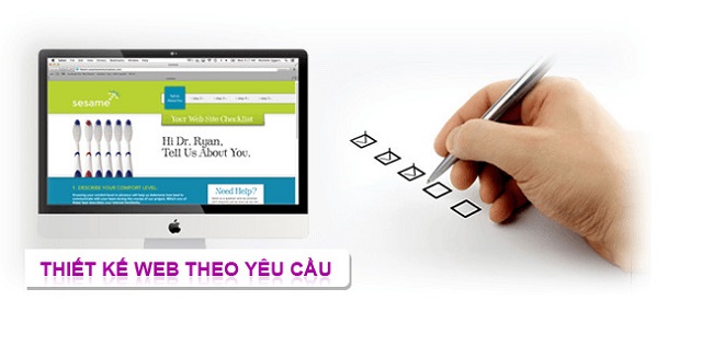 Tiếp nhận yêu cầu thông tin thiết kế website