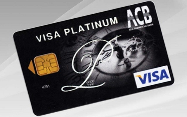 Thẻ tín dụng ACB Visa Platinum