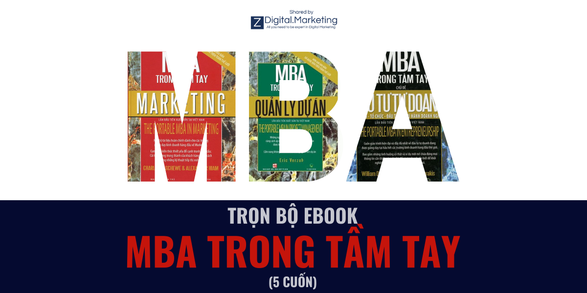 [Trọn bộ] 5 cuốn sách MBA Trong Tầm Tay giúp bạn xây dựng mô hình quản trị kinh doanh hiệu quả